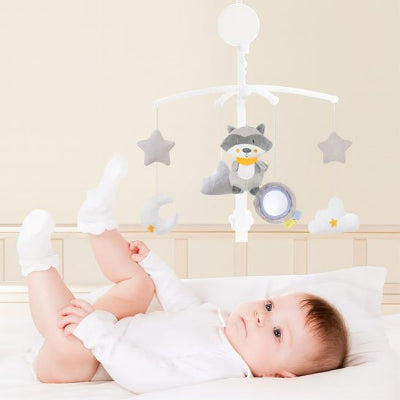 Mobile pour bébé gris