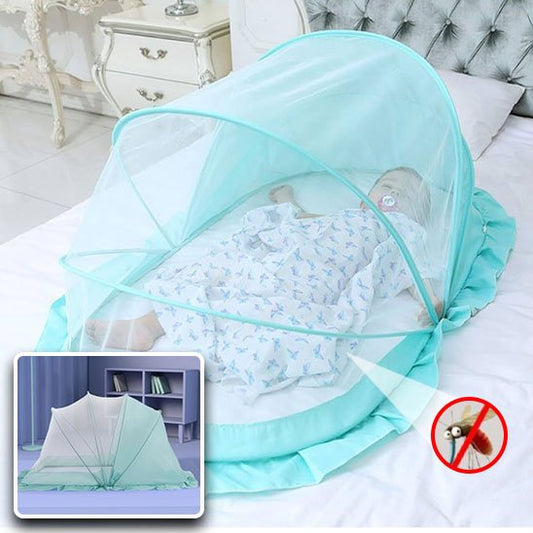 Moustiquaire lit bébé vert