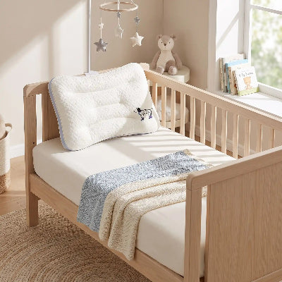 Oreiller bébé dans le lit dresser