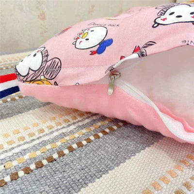 oreiller enfant rose