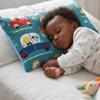oreiller enfant voiture