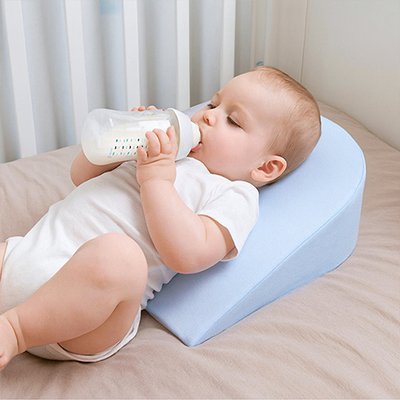 Oreiller pour bébé bleu