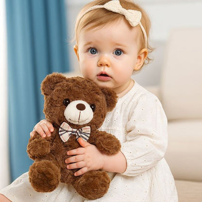 Ours en peluche marron foncé