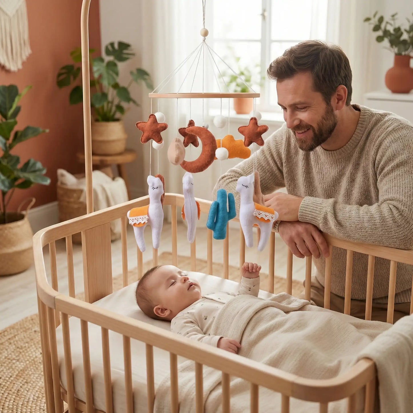 Hochet Mobile pour berceau | Artisanal Apaisant