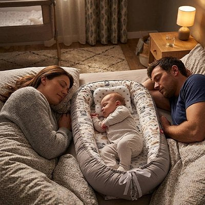 Parents couchés bébé Reducteur de lit jusqu'à quel age