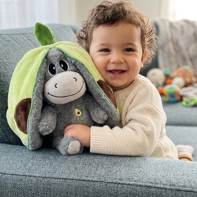 Peluche qui respire vert