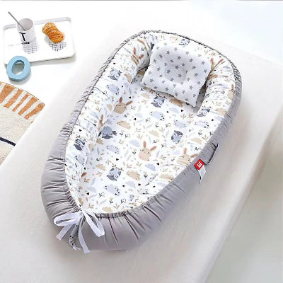 reducteur de lit gris florale