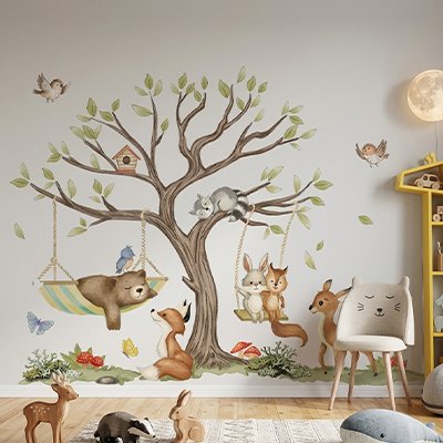 Stickers muraux chambre sur le mur