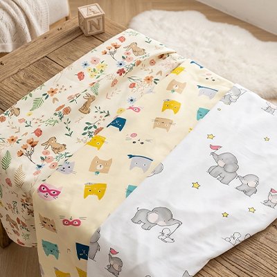 Tois drap housse lit bébé 