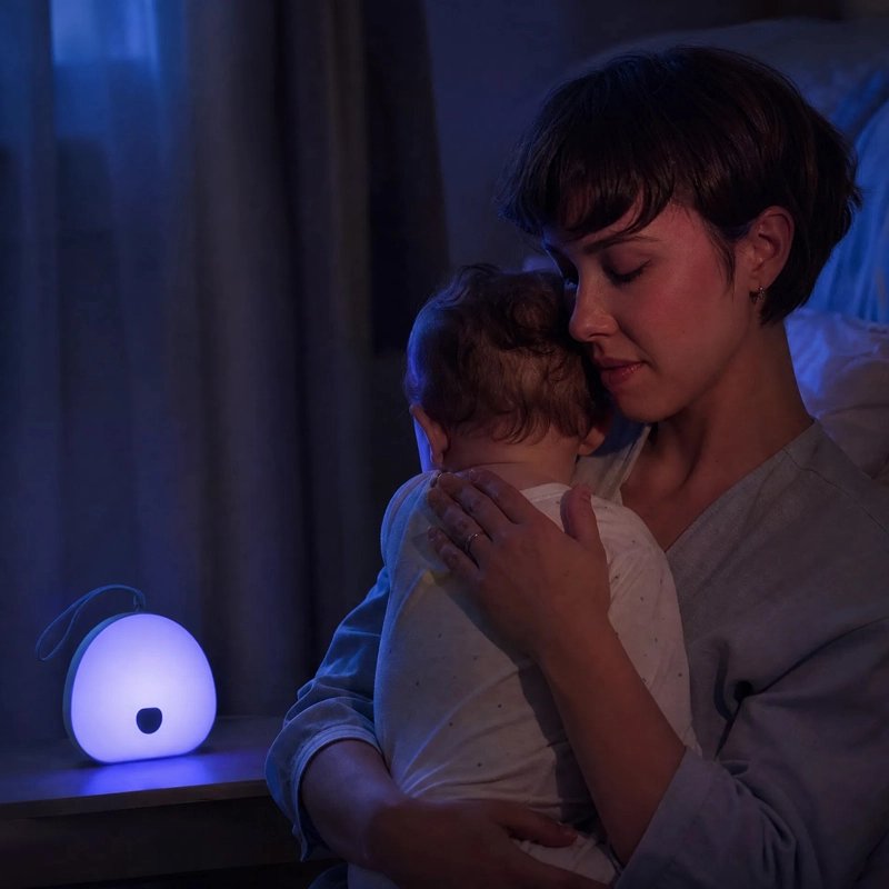 Veilleuse bruit blanc allumé pour bébé
