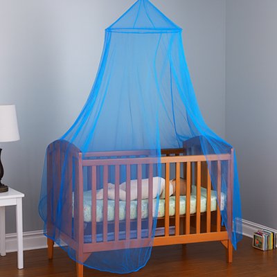 Voile berceau bleue 1