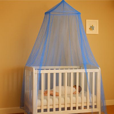 Voile berceau bleue