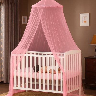 Voile berceau rose